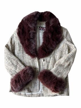 ✅ Julio Sport Jacket with removable fur collar  size M